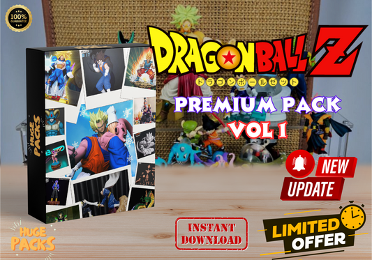 Dragon Ball - Premium PACK VOL1 - 3D Printing Files